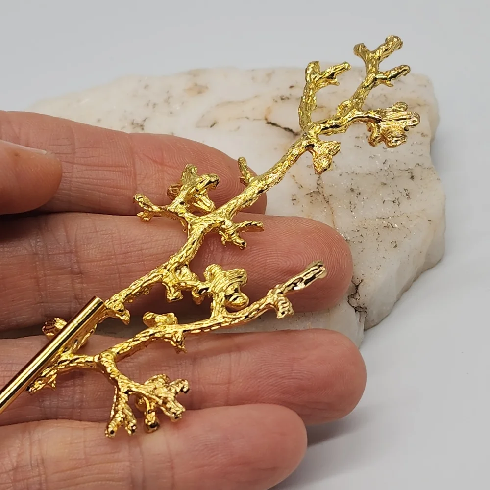 Luxury Hair Accessories Melchior/18kt 'Gold GG Unique' Neiman Marcus Jewelry